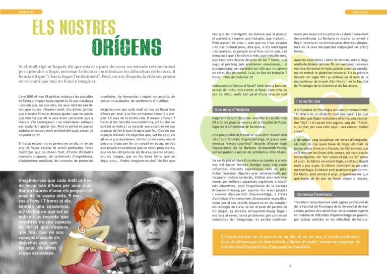 Els nostres orígens CAT